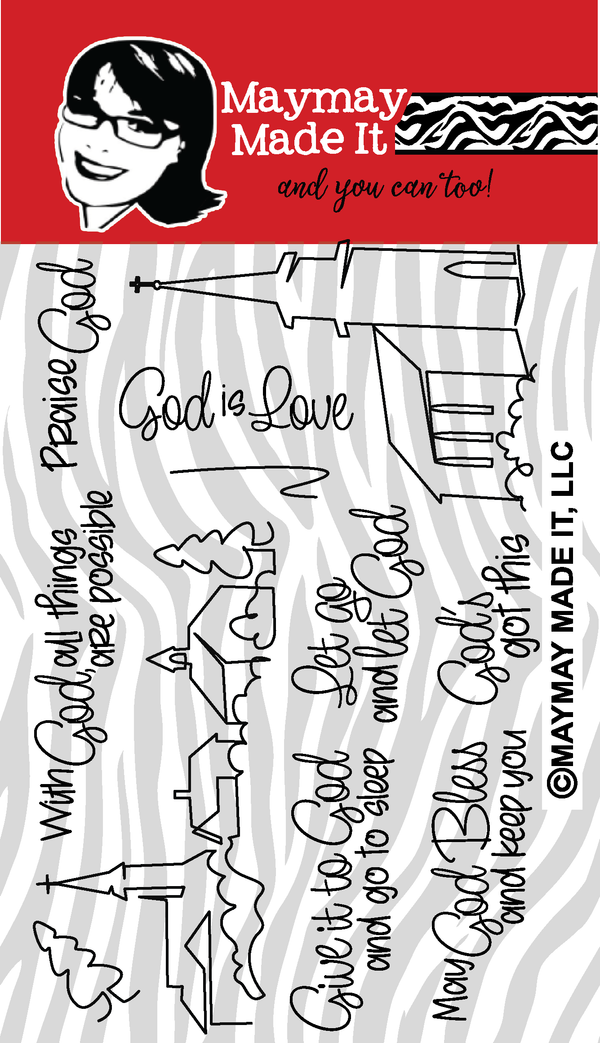 Maymay's Our God 4x6 Stamp Set {A52}