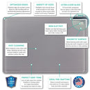 Magnetic Glass Paint Palette