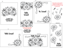 Maymay's Petal Pals 4x6 Stamp Set {A69}