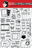 Maymay's Place Photo Here 6x8 Stamp Set {A82}