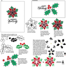 Maymay's Poinsettia 4x6 Stamp Set