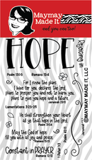 Maymay's Rejoicing in Hope 4x6 Stamp Set {A191}