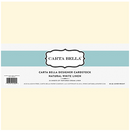 Carta Bella 12x12 Natural White 80lb. Linen Cardstock {B105}