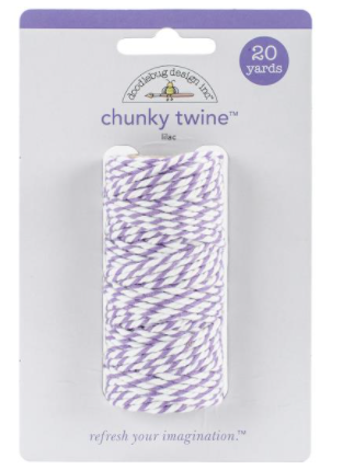 Doodlebug Lilac Chunky Twine {F07}