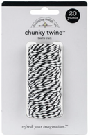 Doodlebug Design Beetle Black Chunky Twine