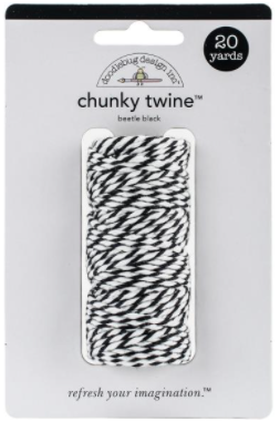 Doodlebug Beetle Black Chunky Twine {G91}