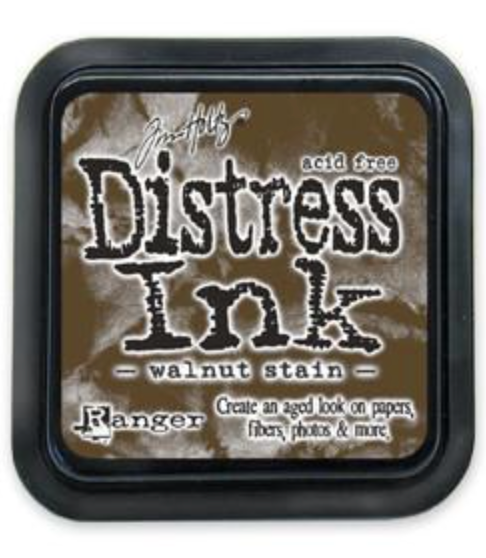 Tim Holtz Walnut Stain Distress Ink Pad {E184}