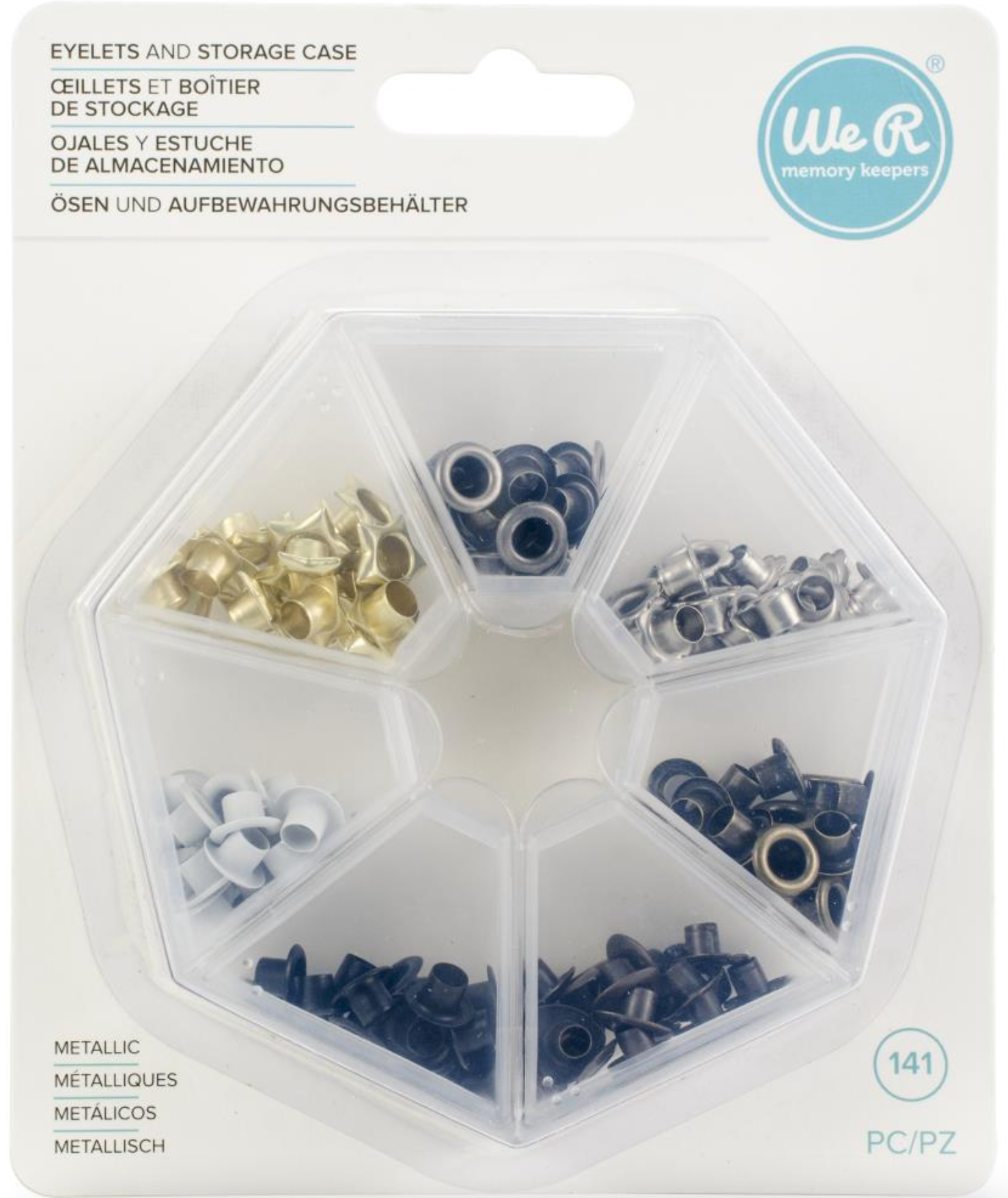 We R Memory Keepers Metallic Eyelets W/Storage Case {F221}