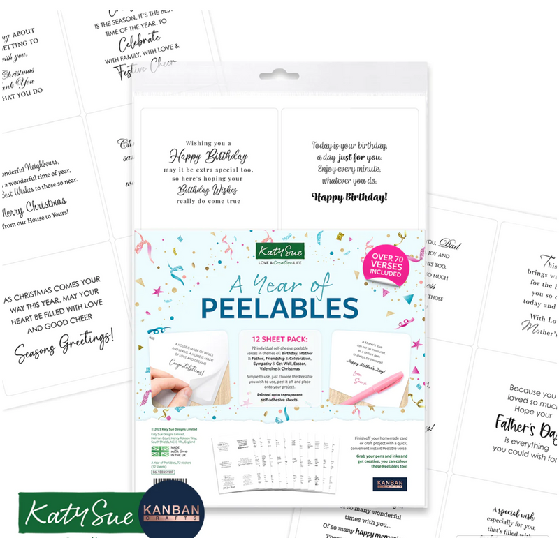 Katy Sue Kanban Crafts A Year of Peelables {F314}