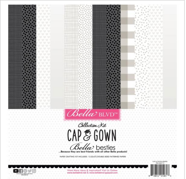 Bella BLVD 12x12 Cap & Gown Besties Collection Kit {B106}