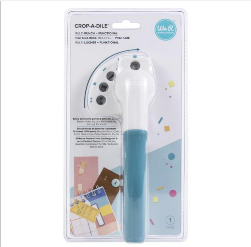 We R Memory Keepers Crop-a-dile Hole Punch & Eyelet Setter 