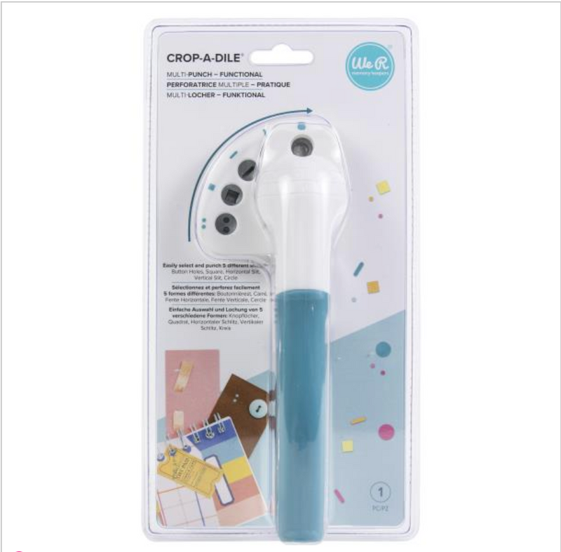 We R Memory Keepers Crop-A-Dile Utility Punch Shapes {H22}