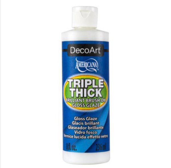 DecoArt Triple Thick 8oz. Clear Gloss Glaze {F331}