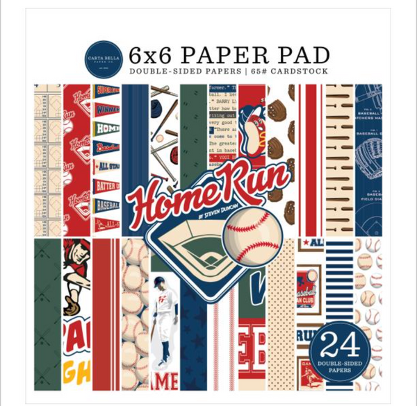 Carta Bella 6x6 Home Run Paper Pad {W67}