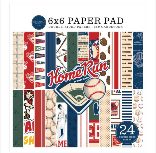 Carta Bella 6x6 Home Run Paper Pad