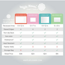 Waffle Flower Mini Stencil Mat {F321}