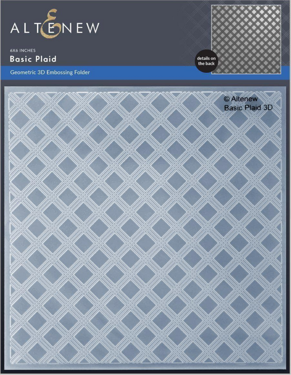 Altenew Basic Plaid Embossing Folder {X121}