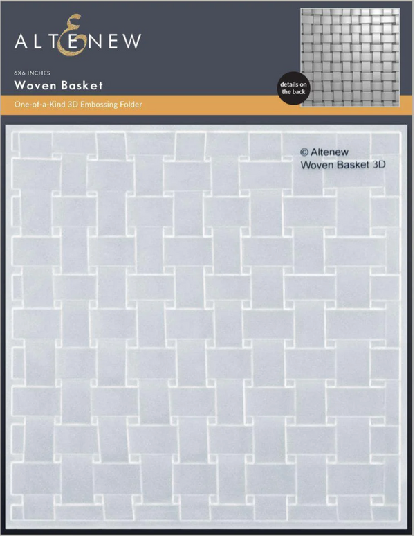 Altenew Woven Basket Embossing Folder {X143}