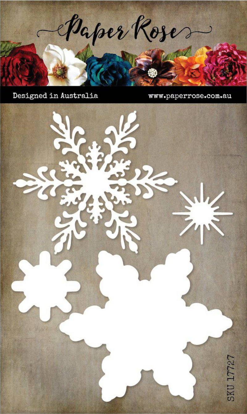 Paper Rose Studios Large Christmas Snowflake Layered Die {W66}