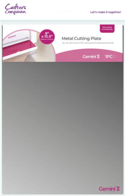 Crafter's Companion Gemini II Metal Cutting Plate {W85}