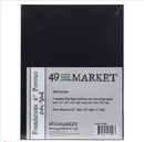 49 And Market Foundations Black 2" PORTRAIT Album 8.5L"X6.5W" {F419}
