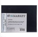 49 And Market Foundations Black 2" LANDSCAPE Album 6.5L"X8.5W" {F424}