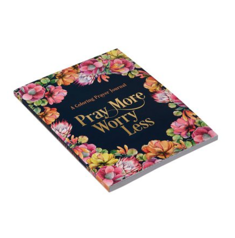 Choice Books Pray More Worry Less Coloring Prayer Journal {C419}