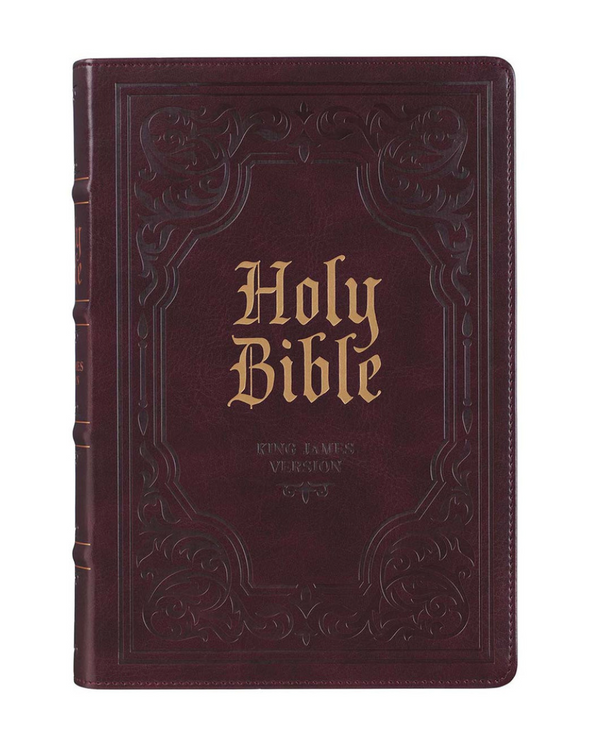 Choice Books KJV Antique Brown Faux Leather Giant Print Bible {C516}