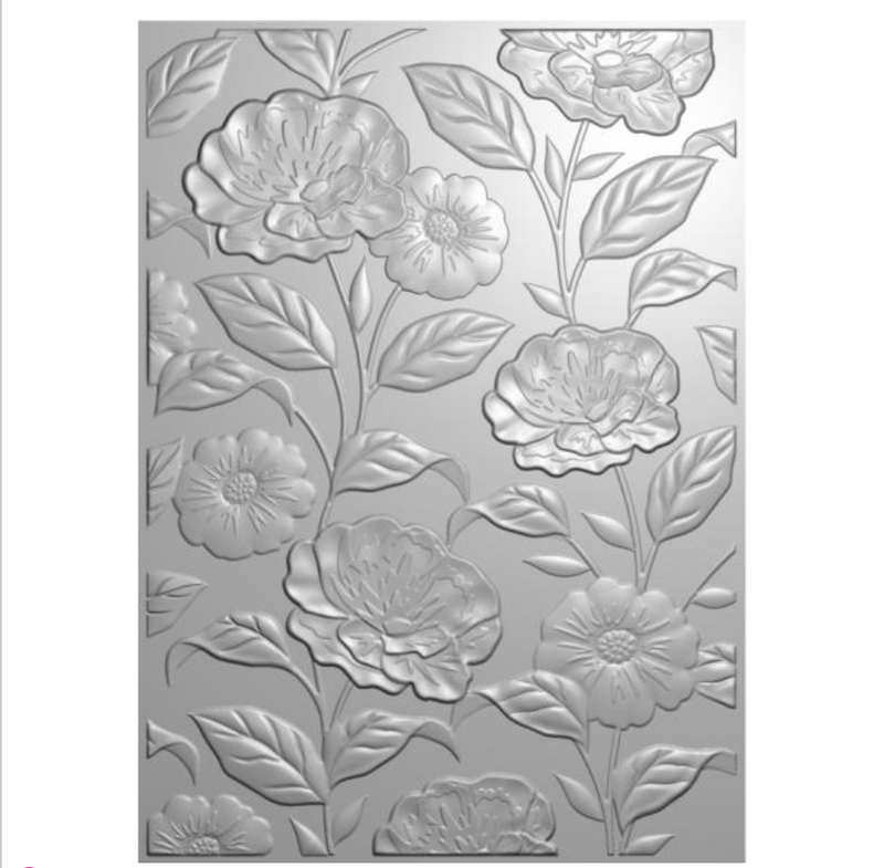 Creative Expressions 5x7 Bold Blooms 3D Embossing Folder {W50}