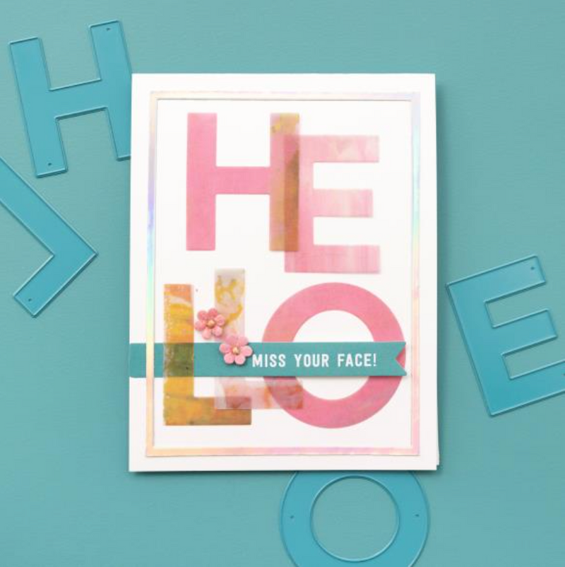 We R Memory Keepers 2" San Serif Large Alphabet Dies