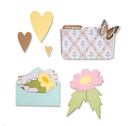 Sizzix Envelope, Folder & Flowers Thinlits Dies
