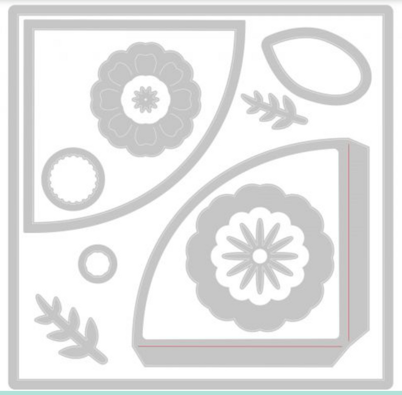 Sizzix Folio Page, Pocket & Flowers Thinlits Dies {W43}