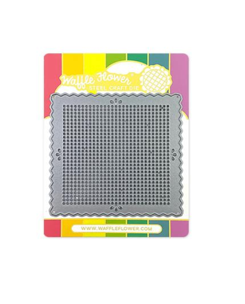 Waffle Flower Stitchable Pinking Square Die {D134}