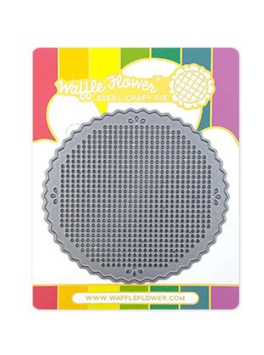 Waffle Flower Stitchable Pinking Circle Die {D133}