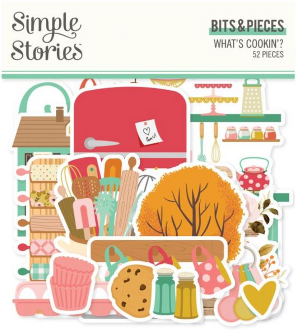 Simple Stories What's Cookin'? Bits & Pieces Die Cuts {D191}