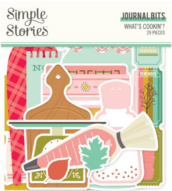 Simple Stories What's Cookin'? Journal Bits & Pieces Die Cuts {D167}