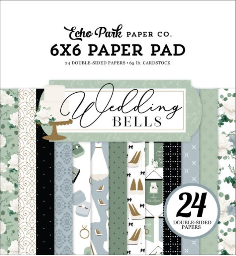 Echo Park 6x6 Wedding Bells Paper Pad {B600}