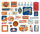 Carta Bella Slam Dunk Icons Ephemera {D181}