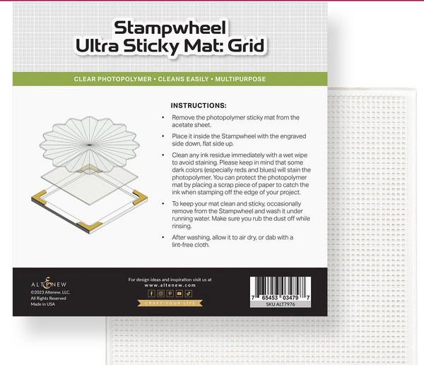 Altenew Stampwheel Ultra Sticky Gridded Sticky Mat