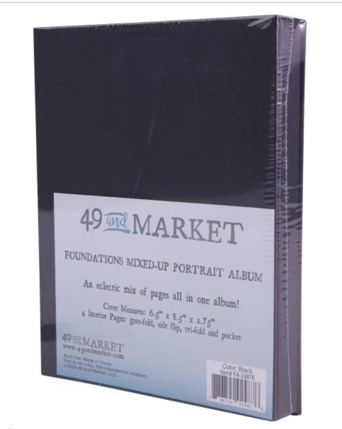 49 and Market Black PORTRAIT Mixed Up Album {F504-F505}