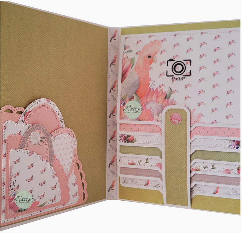 Matty's Crafting Joy Rectangular Waterfall Flap Die