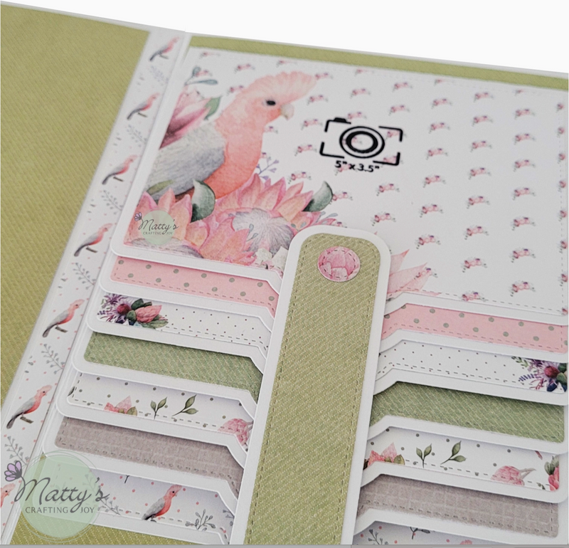 Matty's Crafting Joy Rectangular Waterfall Flap Die