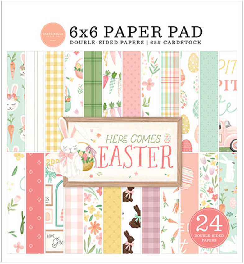 Carta Bella 6x6 Here Comes Easter Paper Pad {F320}