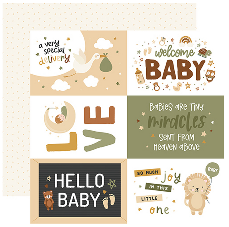 Echo Park 12x12 Special Delivery Baby Collection Kit