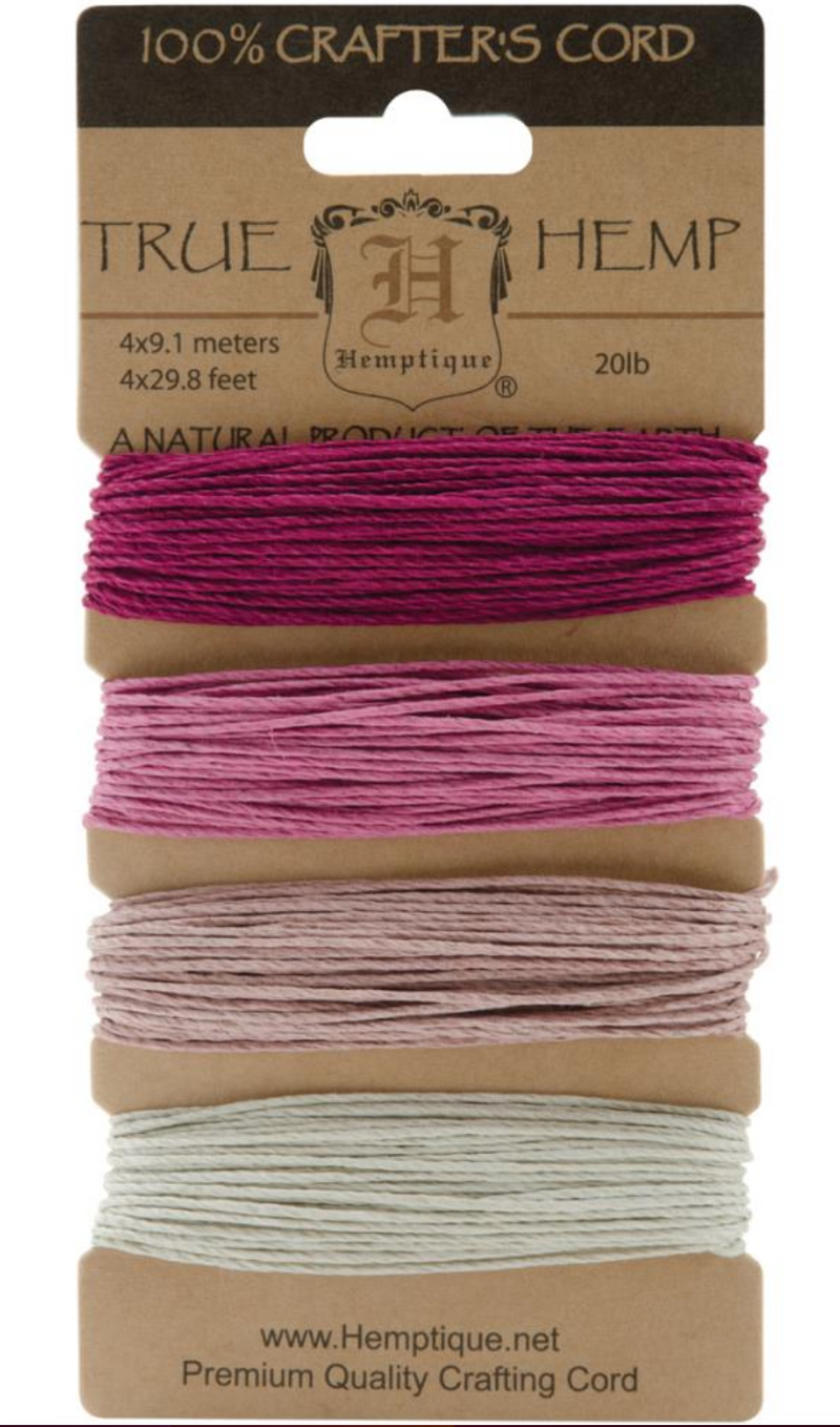 Hemptique 20lb. Ruby Hemp Cord {F326}