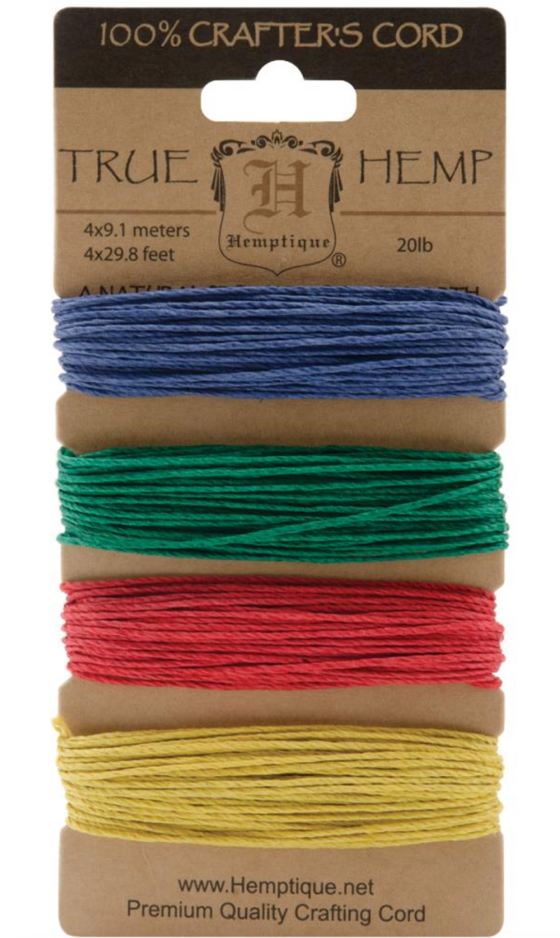 Hemptique 20lb. Topaz Hemp Cord {C214}