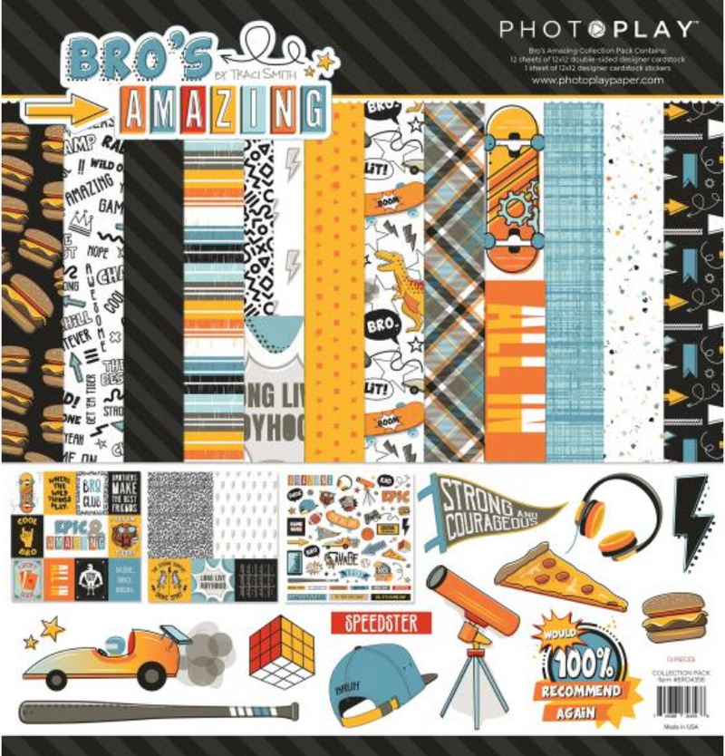 Photo Play 12x12 Bro's Amazing Collection Pack {B517}