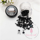 Dress My Craft 5MM Jet Black Brads {G225}