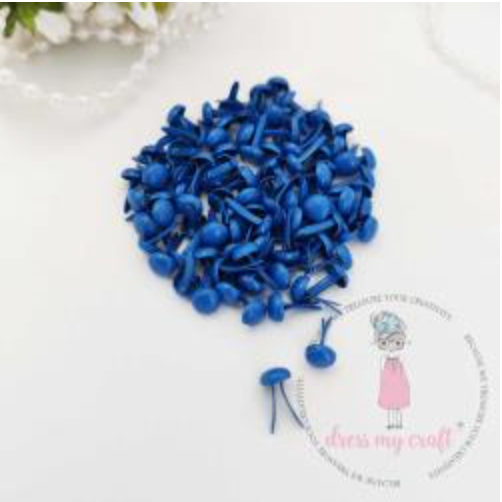 Dress My Craft 5MM Cobalt Blue Brads {G229}