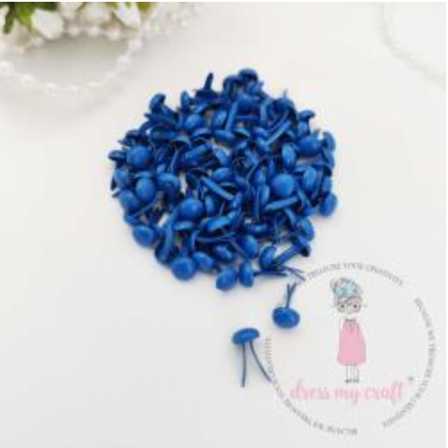 Dress My Craft 10MM Cobalt Blue Brads {G229}